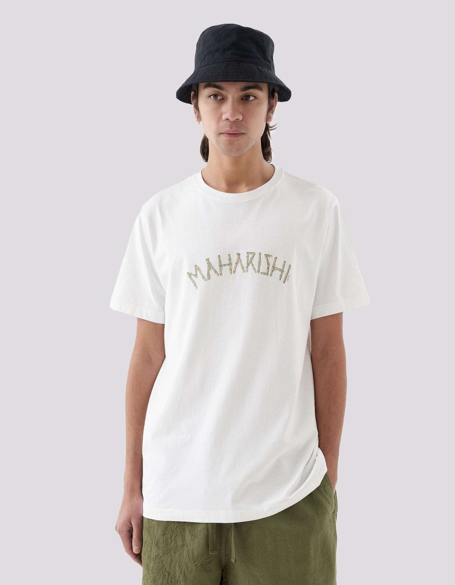 Maharishi T-Shirts Met Korte Mouwen | 1278 Bamboo Maharishi T-Shirt White