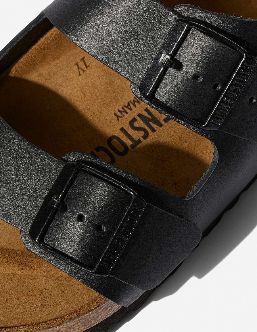 Maharishi Schoenen | Birkenstock Milano Natural Leather Black