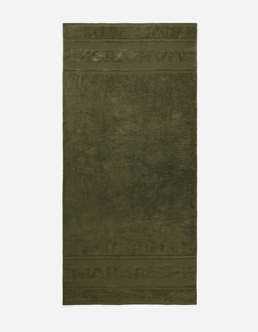 Maharishi Thuis | 9870 Towel 90 X 180Cm · Organic Cotton 700 Olive