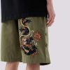 Maharishi Originele Snoshorts | 5070 Original Dragon Loose Snoshorts Olive