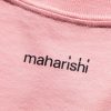 Maharishi T-Shirts Met Korte Mouwen | 1307 Micro Maharishi T-Shirt Flag Pink