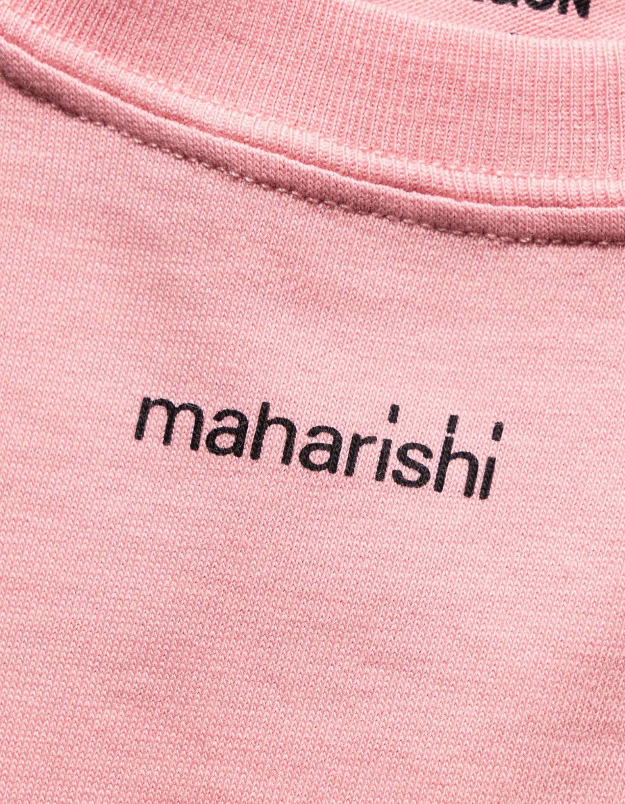 Maharishi T-Shirts Met Korte Mouwen | 1307 Micro Maharishi T-Shirt Flag Pink