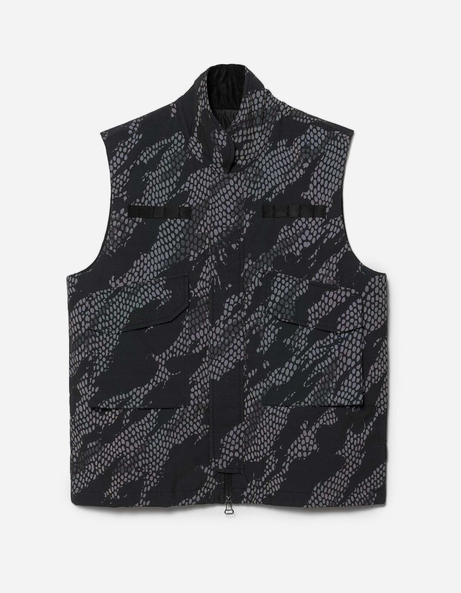 Maharishi Jassen | 5034 Reflective Camo Padded Flak Vest Subdued Night