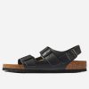 Maharishi Schoenen | Birkenstock Milano Natural Leather Black