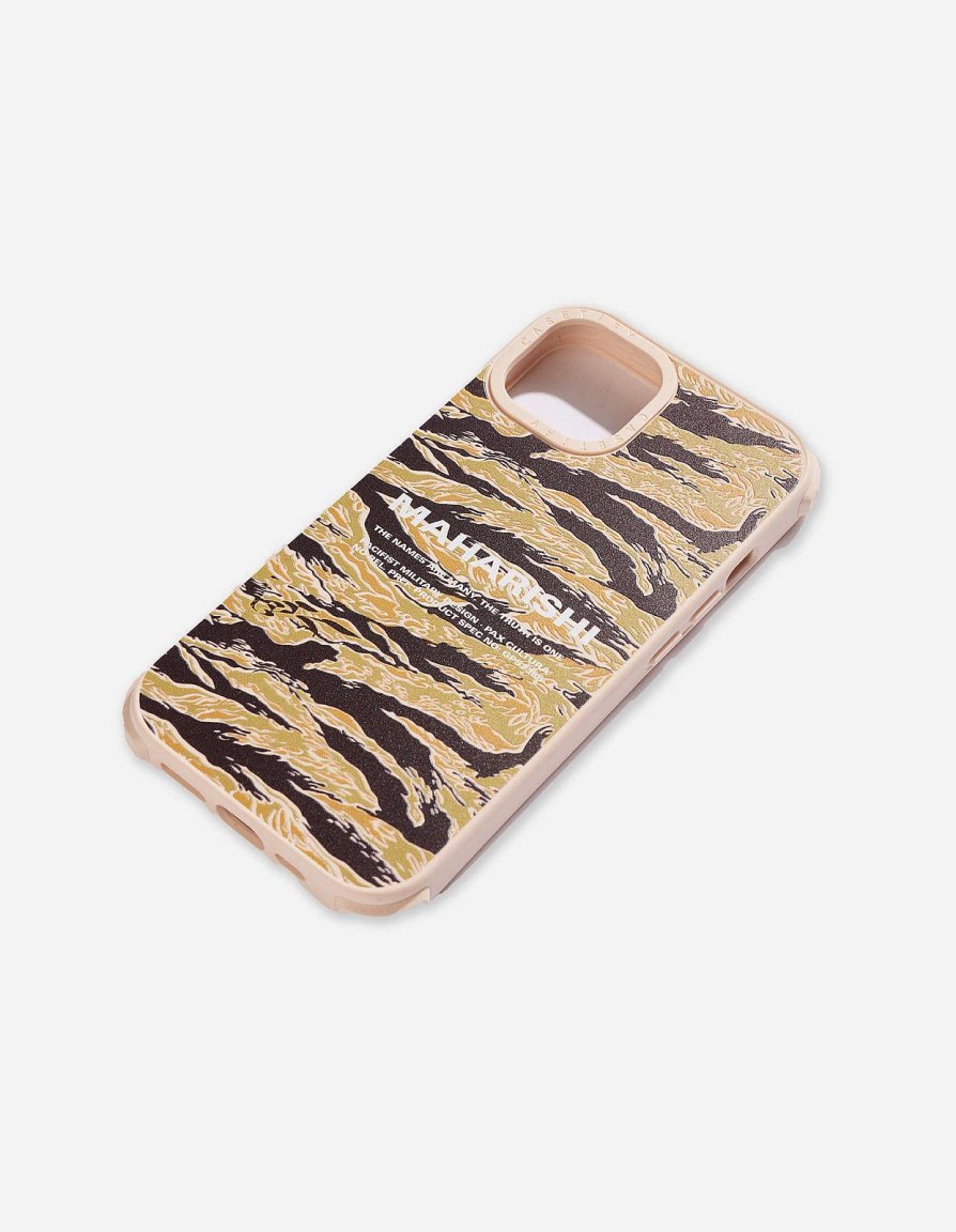 Maharishi Iphone-Hoesjes | Maharishi X Casetify Iphone Case Sunbleached Gold Tigerstripe