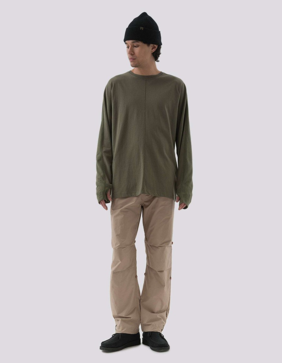 Maharishi T-Shirts Met Lange Mouwen | 5135 Polartec Dry L/S T-Shirt Olive Og-107F