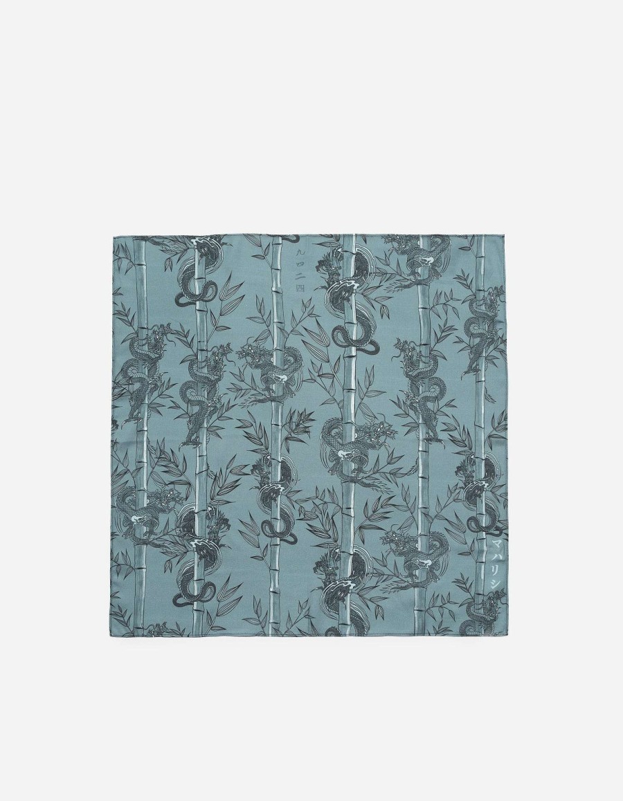 Maharishi Hoeden En Sjaals | 5081 Dragon Bamboo Bandana Subdued Blue