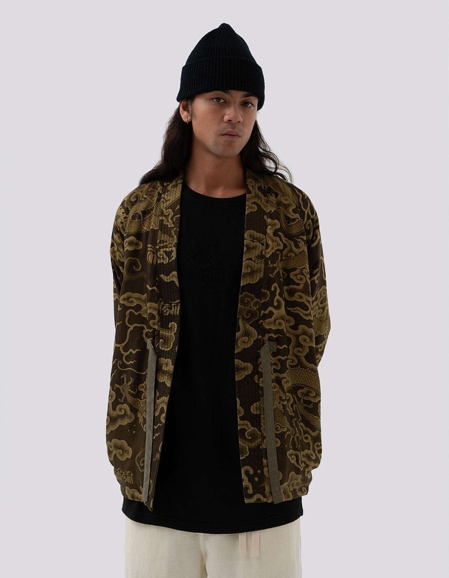 Maharishi Kimono'S | 5027 30Th Anniversary Reversible Kimono Olive