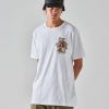 Maharishi T-Shirts Met Korte Mouwen | 5102 Maha Tiger T-Shirt White