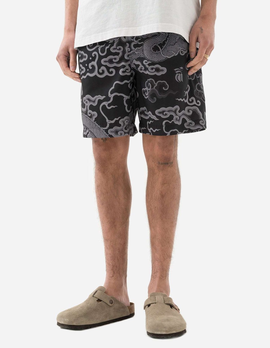 Maharishi Zwembroek | 1273 Cloud Dragon Swim Shorts Black