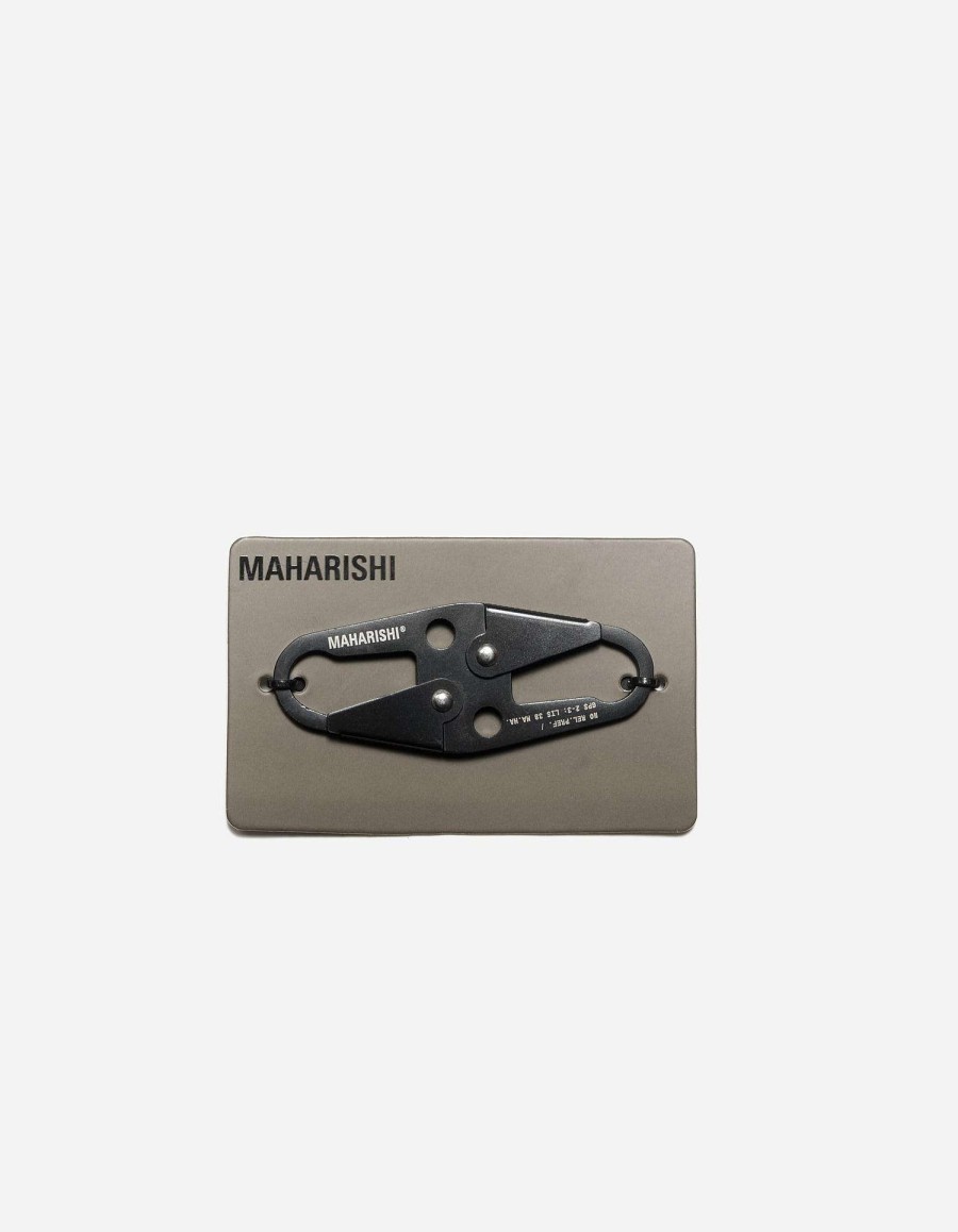 Maharishi Levensstijl | 9351 Xl Key Clip · Stainless Steel Black