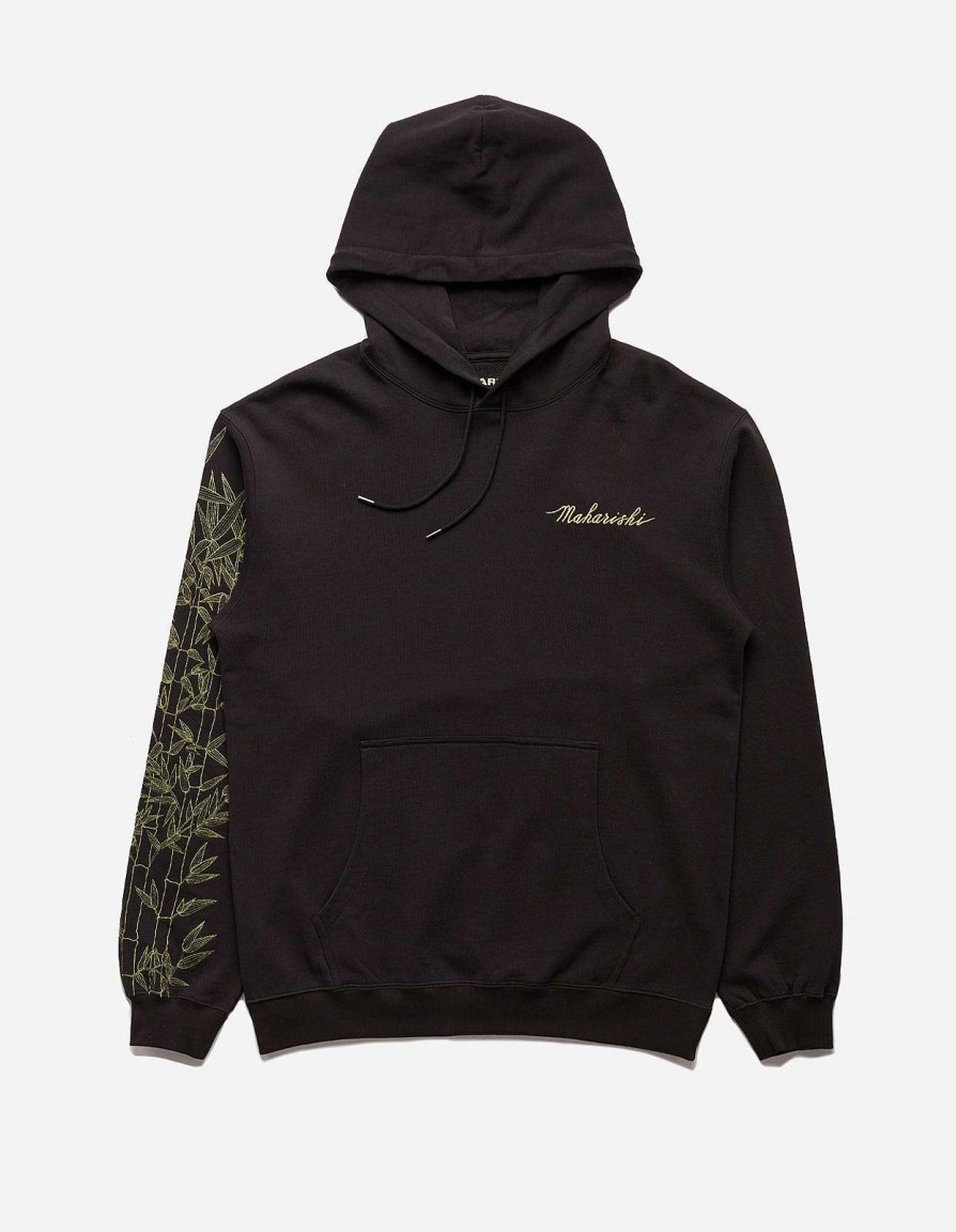 Maharishi Sweaters Met Capuchon | 5075 Dragon Bamboo Hooded Sweat Black