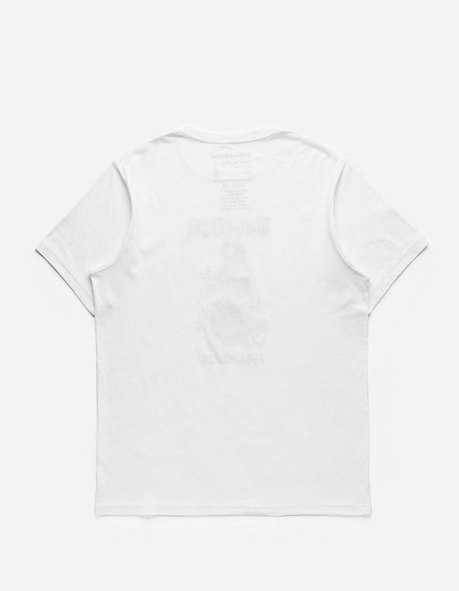 Maharishi T-Shirts Met Korte Mouwen | 5017 Descending Dragon T-Shirt White