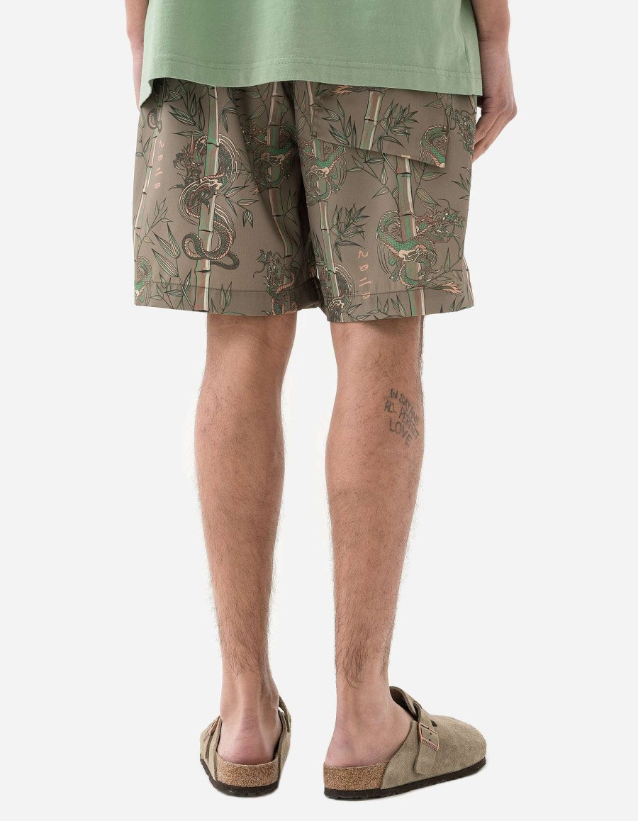 Maharishi Zwembroek | 1272 Dragon Bamboo Swim Shorts Olive