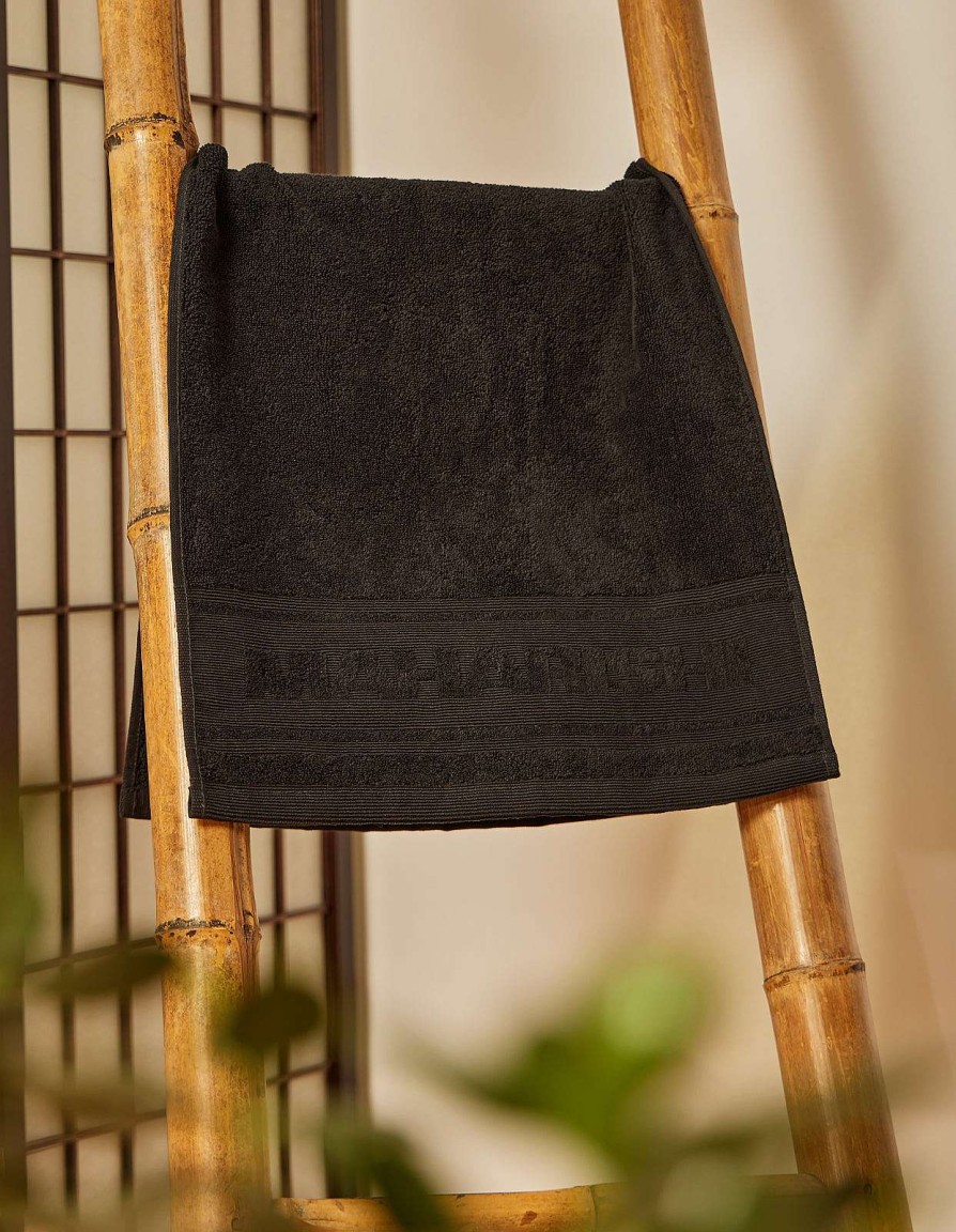 Maharishi Zwembroek | 9871 Towel 40 X 80Cm · Organic Cotton 700 Black