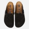 Maharishi Schoenen | Birkenstock Boston Sfb Suede Leather Black