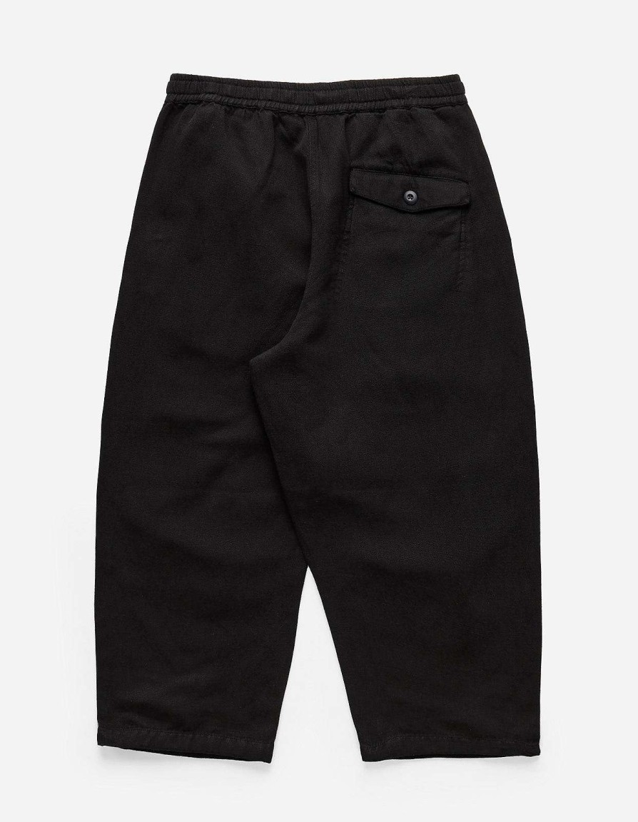 Maharishi Trainingsbroek | 5008 Hemp Asym Cropped Track Pants Black