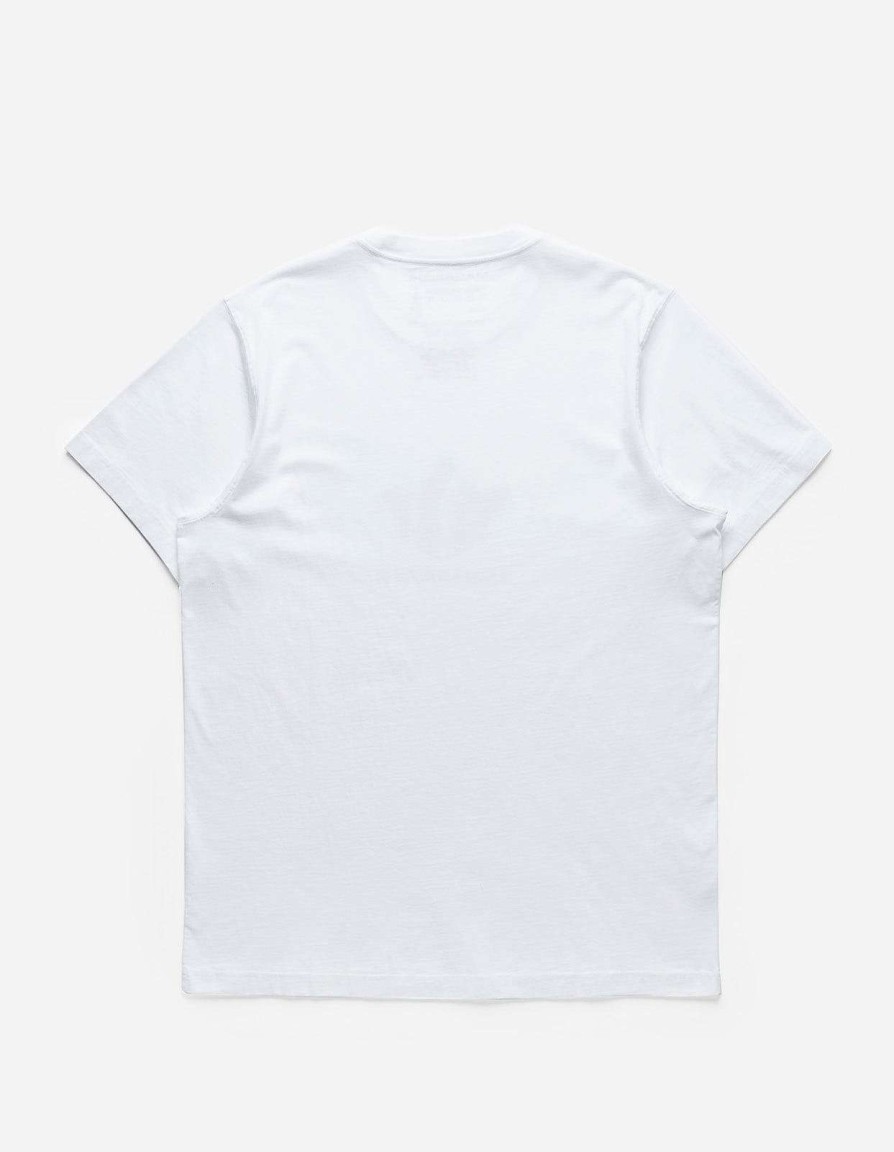 Maharishi T-Shirts Met Korte Mouwen | 1259 Brushstroke Temple T-Shirt White