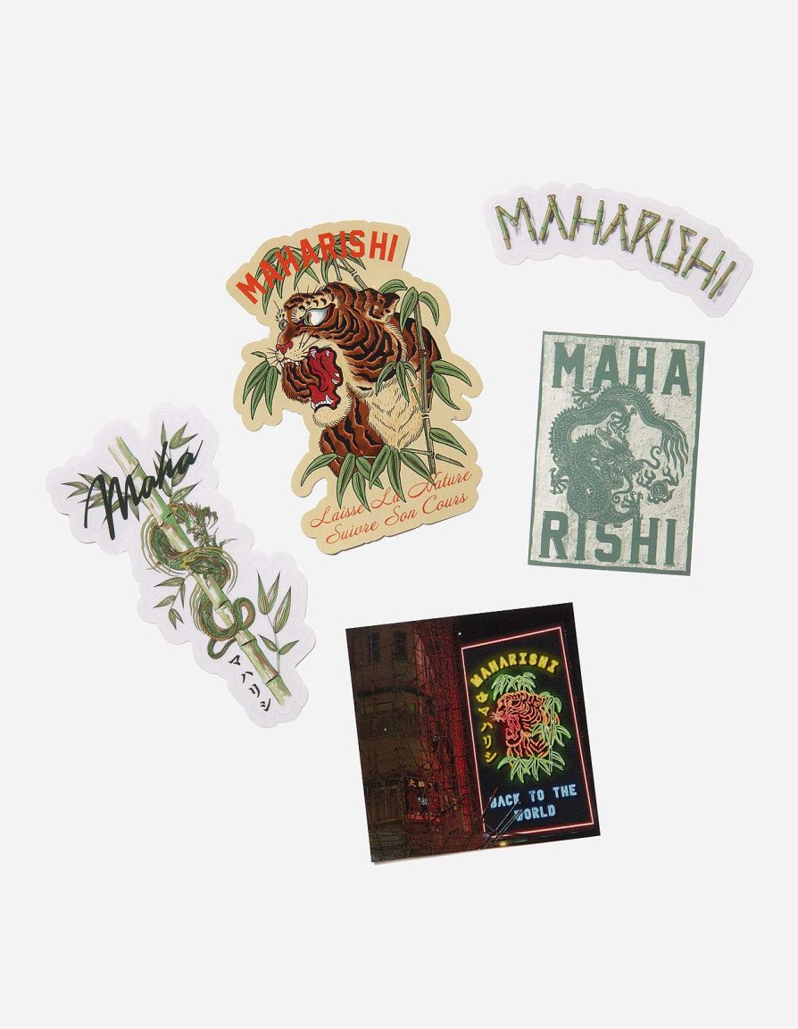 Maharishi Levensstijl | 1295 Dragon Bamboo Sticker Pack Multi