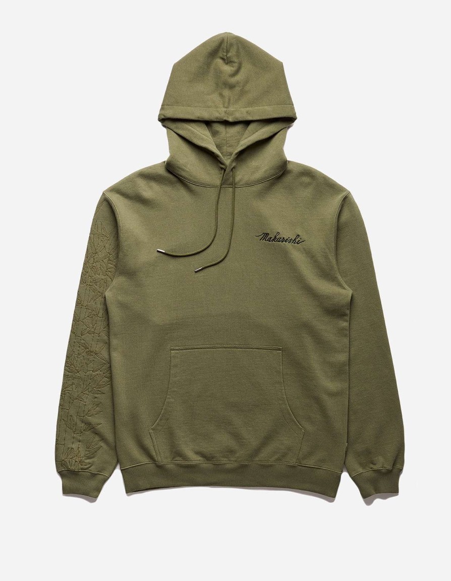 Maharishi Sweaters Met Capuchon | 5075 Dragon Bamboo Hooded Sweat Olive Og-107F