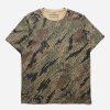 Maharishi T-Shirts Met Korte Mouwen | 5069 Organic Camo T-Shirt Woodland