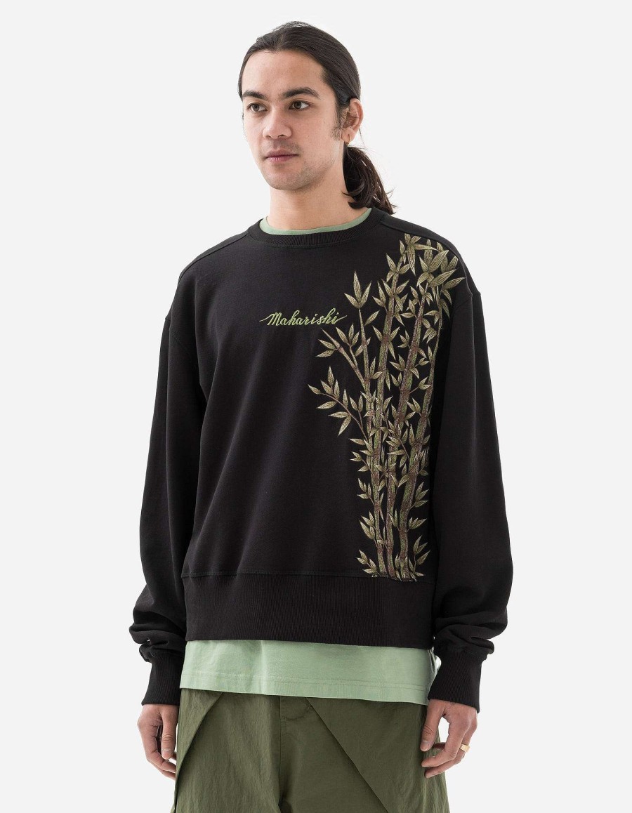 Maharishi Crew Zweet | 5079 Bamboo Vintage Crew Sweat Black