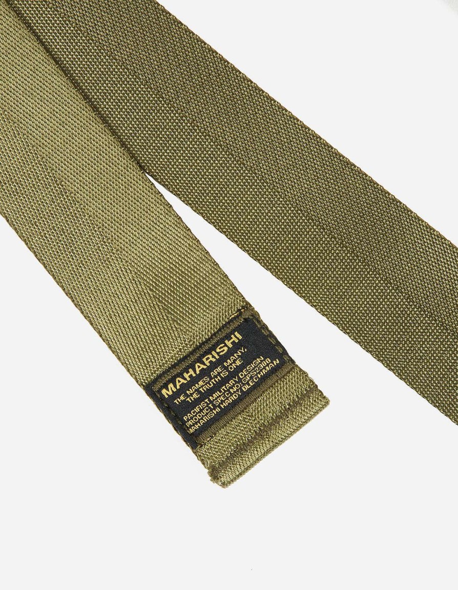 Maharishi Riemen | 9195 Maharishi Tilt Head Loop Belt · Nylon Webbing Olive